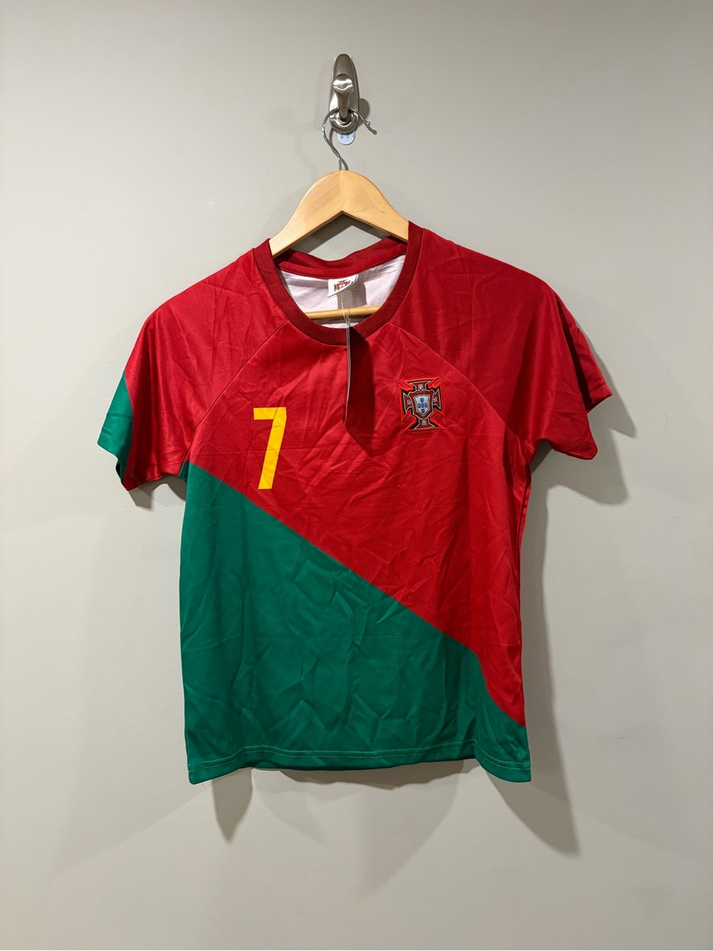 Ronaldo 2010 Portugal Home Soccer Football Jersey